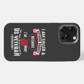 US Veteran Humor Retired Soldier iPhoneケース (裏面横)