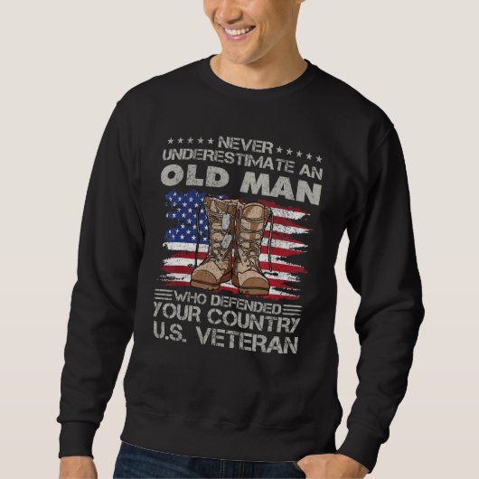 US Veteran veterans day Us Patriot_1 スウェットシャツ (正面)