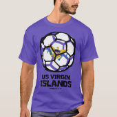 US Virgin Islands Country Flag Tシャツ (正面)