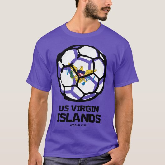 US Virgin Islands Country Flag Tシャツ (正面)