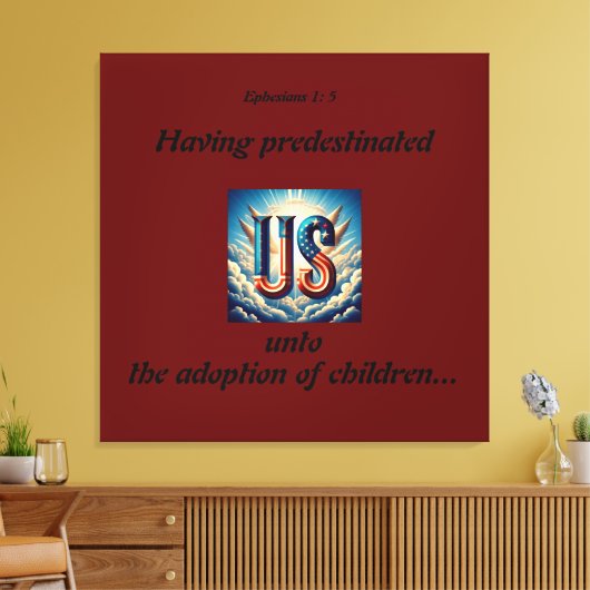 US x7 キャンバスプリント (インサイチュ (リビング))