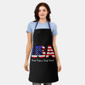 USAあなたの声あなたの投票選挙政治 エプロン (着用した状態)