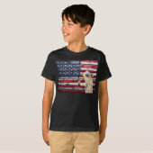 USAの愛情あふれるグラフィティ壁画アート。 Tシャツ (正面フル)