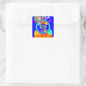 USAの鮮やか変更:声明はっきりした スクエアシール (バッグ)