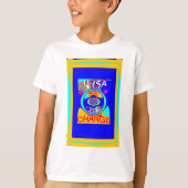 USAの鮮やか変更:声明はっきりした Tシャツ (正面)