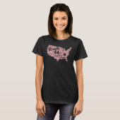 USAアパレルルート66アメリカのメイン通り Tシャツ (正面フル)