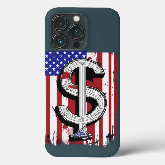 USAインスパイアードラーバージョンのスマホケース Case-Mate iPhoneケース (裏面)