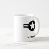 USAインテグリティ黒 コーヒーマグカップ (正面右)