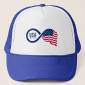 USAインフィニティフラグ キャップ (正面)