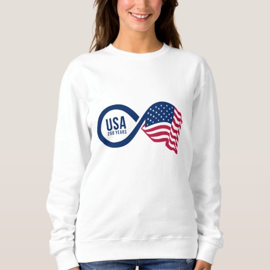 USAインフィニティフラグ スウェットシャツ (正面)