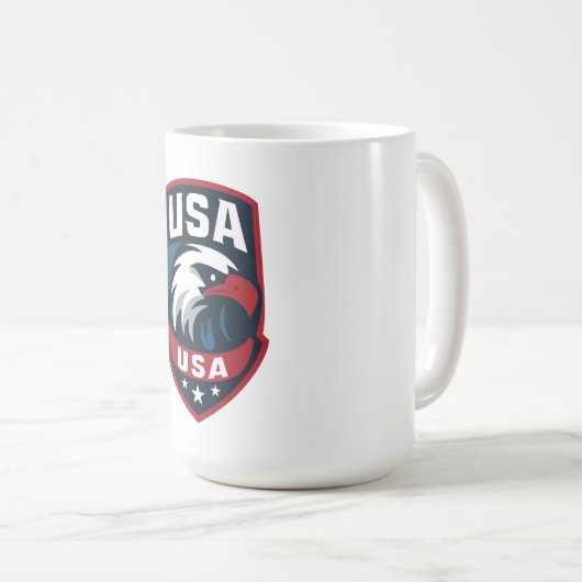 USAイーグルスポーツクレスト コーヒーマグカップ (正面右)