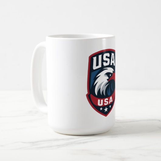 USAイーグルスポーツクレスト コーヒーマグカップ (正面左)