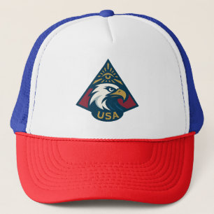 USAイーグルピラミッドエンブレム – Eye of Providence キャップ