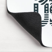 USAイーグル愛国的なデザイン – 星とストライプスタイル マウスパッド (コーナー)