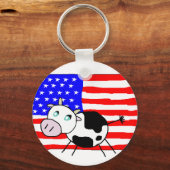 USAカウキーチェーン キーホルダー (正面)