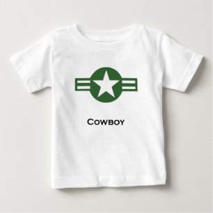 USAカウボーイグリーン ベビーTシャツ