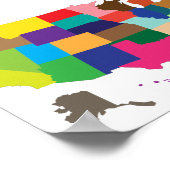 USAカラーマップ ポスター (角)