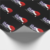 USAクラウン恋しく思&サンタハットクリスマスギフトラップ ラッピングペーパー (角)