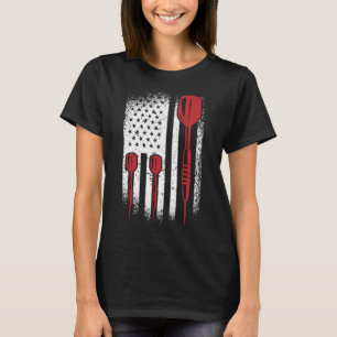 USAグラフィックダーツプレーヤーダーツダーツボードブルズアイT Tシャツ
