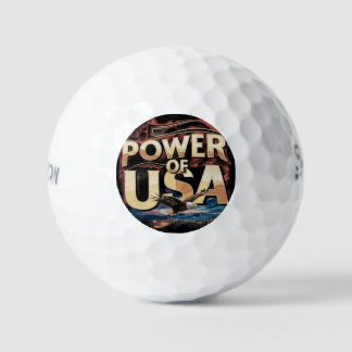 USAゴルフボールのパワー – 愛国的 ゴルフボール