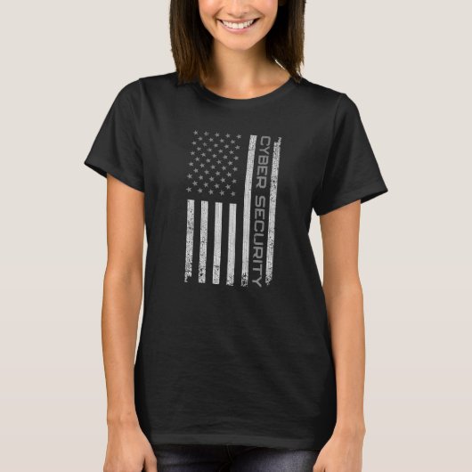 USAサイバーセキュリティ女子男性へアンチマルウェアギーク Tシャツ (正面)