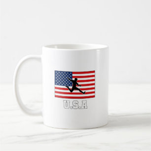 USAサッカーチームUSMNTコーヒーマグ コーヒーマグカップ