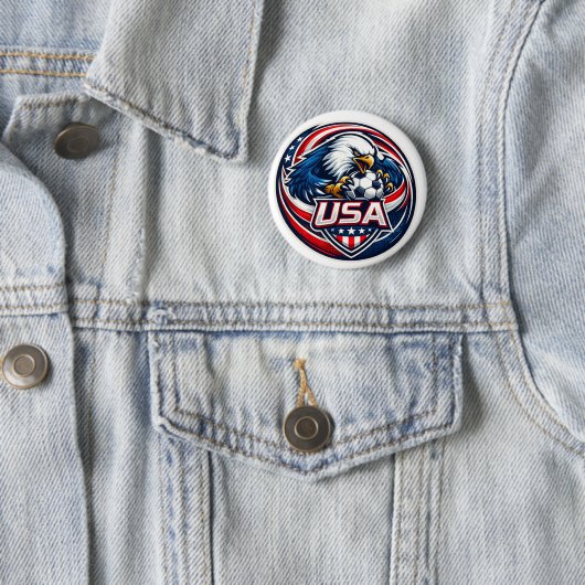 USAサッカー大会ラウンドボタン 缶バッジ (インサイチュ)