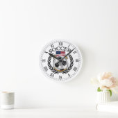 USAサッカー2016ファンギア ラウンド壁時計 (ホーム)