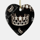 USAシルバ恋しく思ンドクラウンクリスマス装飾品 セラミックオーナメント (右)