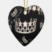 USAシルバ恋しく思ンドクラウンクリスマス装飾品 セラミックオーナメント (左)