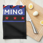 USAスイミングアートワークfor A泳ぐ人 キッチンタオル (四つ折り)