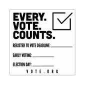 USAスタンプの投票に登録 ラバースタンプ (インプリント)