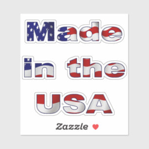 USAステッカーで作成 シール