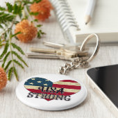 USAストロングキーチェーン キーホルダー (側面)