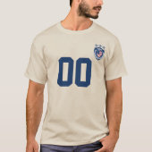 USAスポパーソナライズされたートジャージー長袖ラグラン Tシャツ (正面)