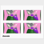 USAチェンジアートプリント 長方形シール (シート)