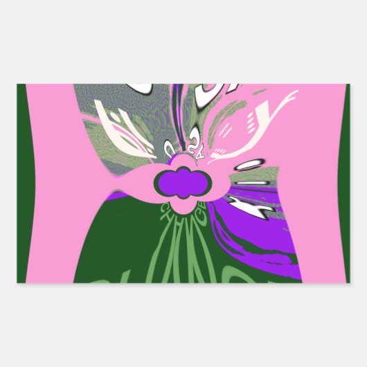 USAチェンジアートプリント 長方形シール (正面)