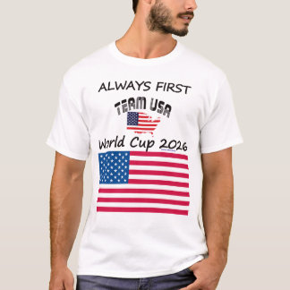 USAチームを応援するアメリカンフットボールの情熱をみせつけろ Tシャツ