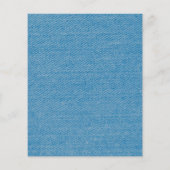 USAデニムをテーマにした女子卒業パーティー招待状 チラシ (裏面)