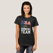 Usaドリンクチームビールパーティー Tシャツ (正面フル)