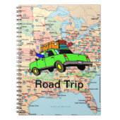 USAハイウェイマップロードトリッププランナー ノートブック (正面)