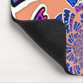 USAハクナマタタブルー文字グラフィックギフトアート マウスパッド (コーナー)