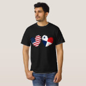 USAパナマハートパナマアメリカン Tシャツ (正面フル)