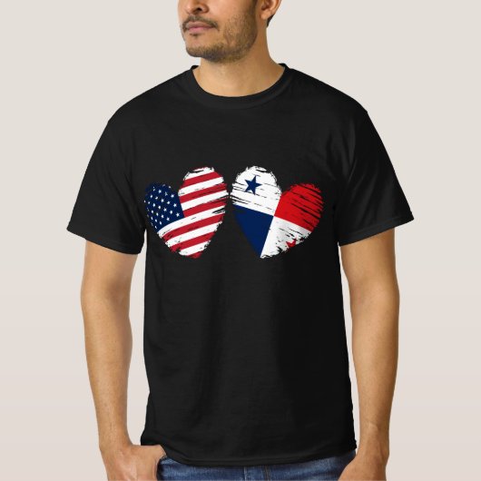 USAパナマハートパナマアメリカン Tシャツ (正面)