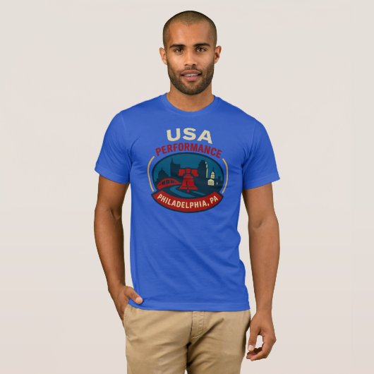 USAパフォーマンス フィラデルフィア Tシャツ (正面フル)