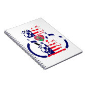 USAビューティフルアメージング文字ラブリーハートカラーズアート ノートブック (右側)