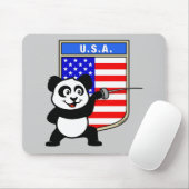 USAフェンシングパンダ マウスパッド (マウス)