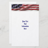 USAフラグひな形 便箋 (正面/裏面)