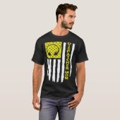 USAフラグ911 Dispatcher Mom Dispatch Operator 911 Tシャツ (正面フル)