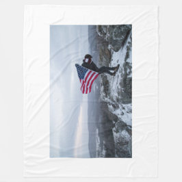 USAフラグ フリースブランケット